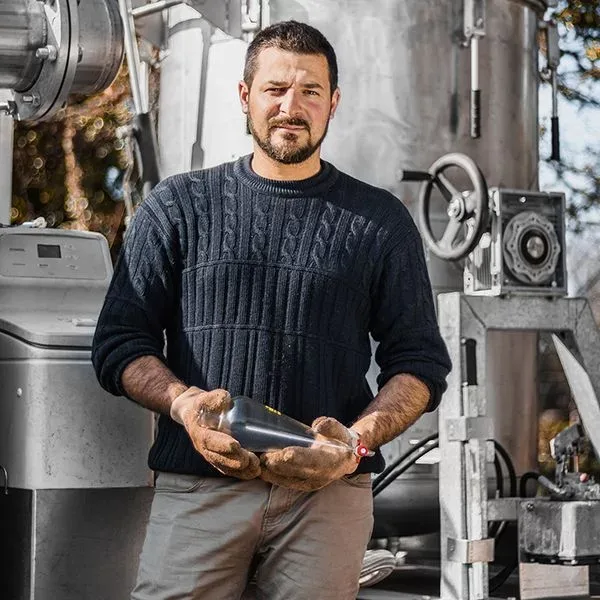 Benjamin Zimra à la distillerie
