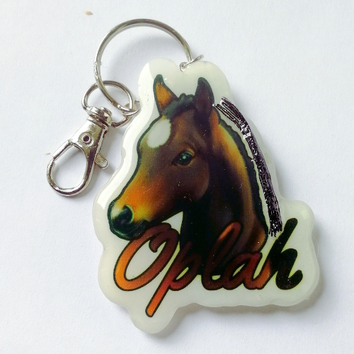 porte clés avec crin d'Oplah